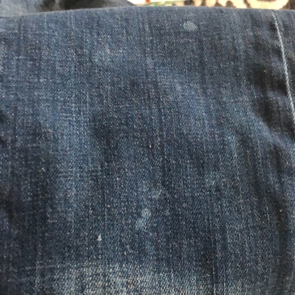 Madewell Slim Boy Jean Distressed Patch Straight Leg Size 31X30.5 Casual Boho - Picture 8 of 8